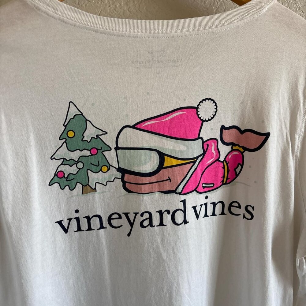 Vineyard Vines Christmas Holiday long sleeve tee shirt